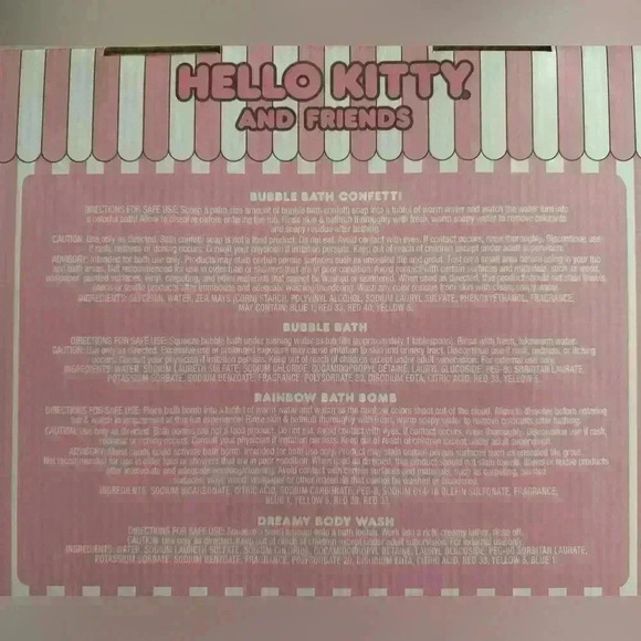 🚫SOLD🚫 Hello Kitty Bundle - Beach Towel & 6-pc Cozy Bath Time Set - Picture 7 of 8